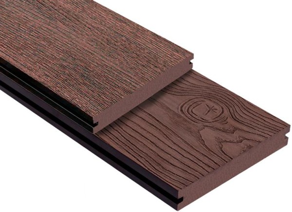 Террасная доска ДПК Outdoor 3D полнотелая STORM/OCEAN BROWN коричневая микс купить в Тосно