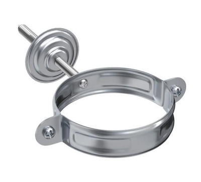 Водосток Aquasistem, Система 125x90 - Хомут для крепления трубы оцинковка