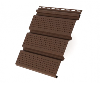 Софит со сплошной перфорацией, коричневый купить в Тосно