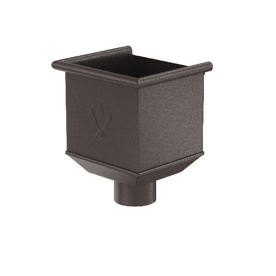 Водосток Aquasistem, Система 150/100 - Водосборная воронка RR 32 Тёмно-коричневый matt купить в Тосно