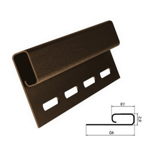 Финишная планка, коричневая купить в Тосно