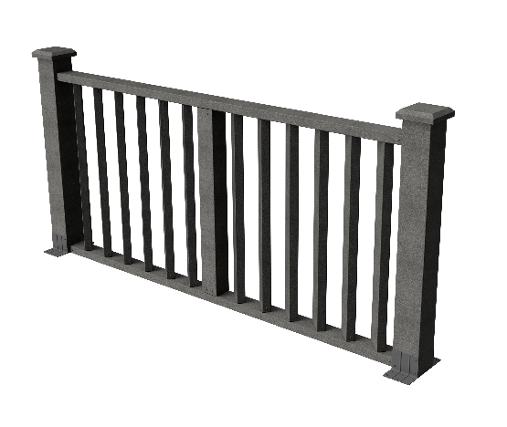 Ограждения декоративное ДПК GRINDERDECO Бруклин серый базаль купить в Тосно