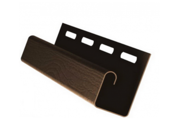 J-профиль для сайдинга, коричневый купить в Тосно