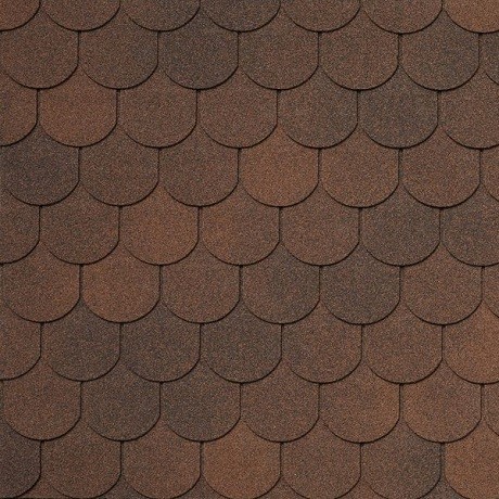 Гибкая черепица Tegola ASSISI marrone 434 купить в Тосно
