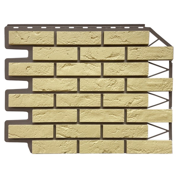 Фасадная панель FineBer, Кирпич Баварский, Песочный купить в Тосно