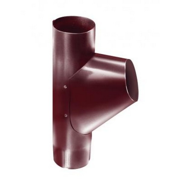 Водосток Grand Line 125x90 – Тройник трубы RAL 3005 купить в Тосно