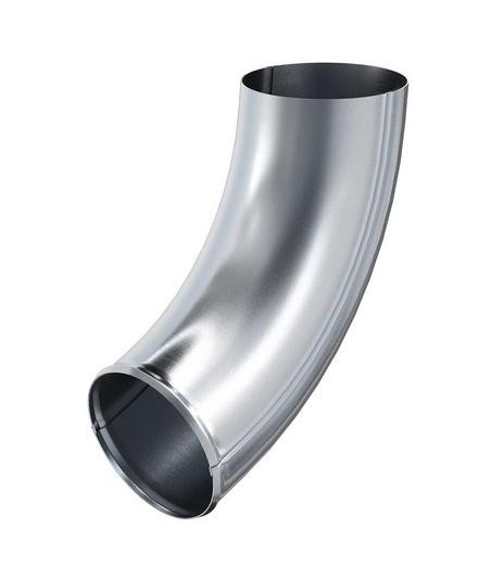 Водосток Aquasistem, Система 150/100 - Колено трубы сливное оцинковка купить в Тосно