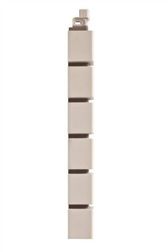 Фасадная панель Наружный угол кирпич клинкерный МАЛЫЙ (белый) 0,46х0,048м купить в Тосно