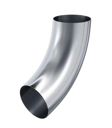 Водосток Aquasistem, Система 150/100 - Колено трубы оцинковка купить в Тосно