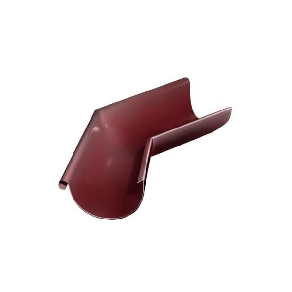 Водосток Grand Line 125x90 – Угол желоба наружный 135° RAL 3005 купить в Тосно