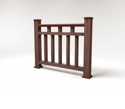 Ограждение из ДПК FG1 шоколад купить в Тосно