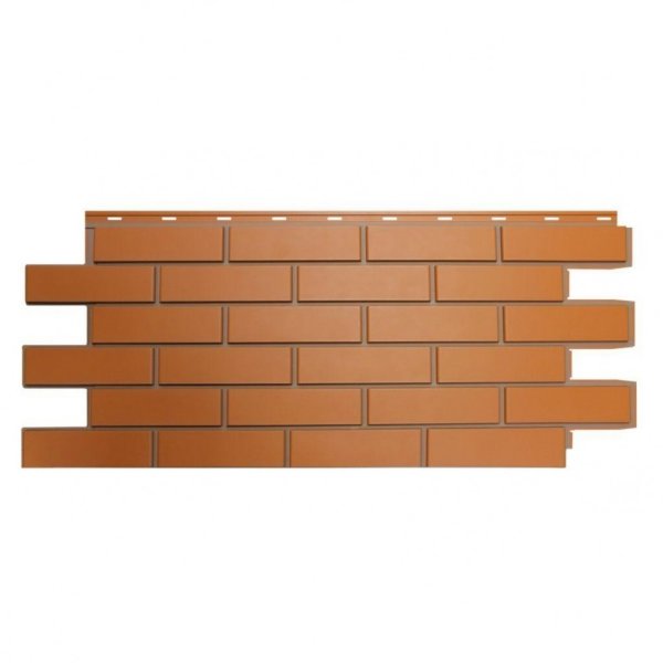 Фасадная панель Nordside, Гладкий Кирпич, Красный купить в Тосно