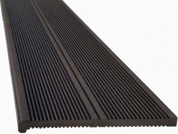 Ступени из ДПК Deckron полнотелая Венге купить в Тосно