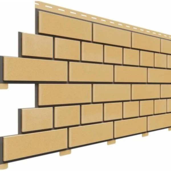 Фасадная панель Доломит Кирпич, Желтый купить в Тосно