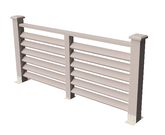 Ограждения декоративное ДПК GRINDERDECO Босфор выбеленый дуб купить в Тосно