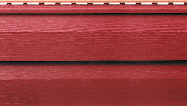 Виниловый сайдинг Канада плюс премиум, красный купить в Тосно