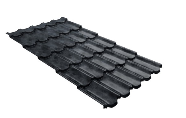 Металлочерепица квинта плюс с 3D резом 0,45 Safari Grey купить в Тосно