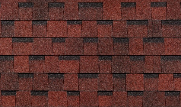 Ламинированная черепиц Docke, DRAGON EUROPA,КРАСНЫЙ купить в Тосно