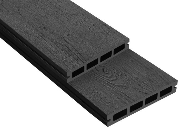 Террасная доска ДПК Outdoor 3D NEVADA/CALIFORNIA черная купить в Тосно