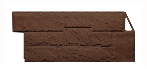 Фасайдинг Серия «Камень крупный» Коричневый купить в Тосно