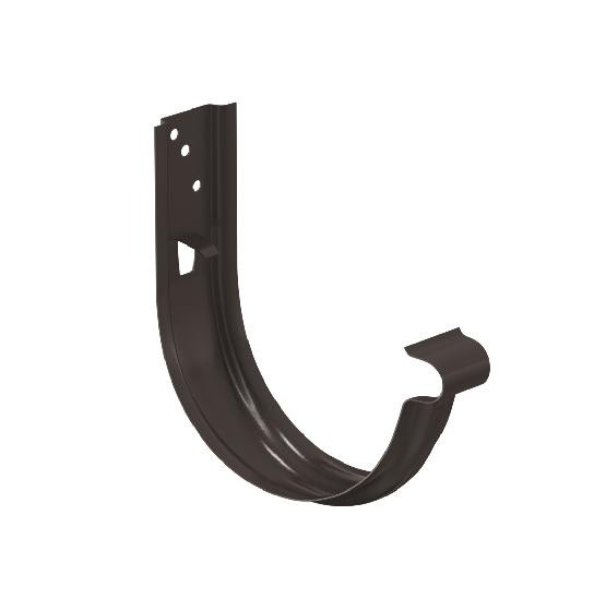 Водосток Aquasistem, система 150/100 - Крюк крепления желоба универсальный RR 32 Тёмно-Коричневый купить в Тосно