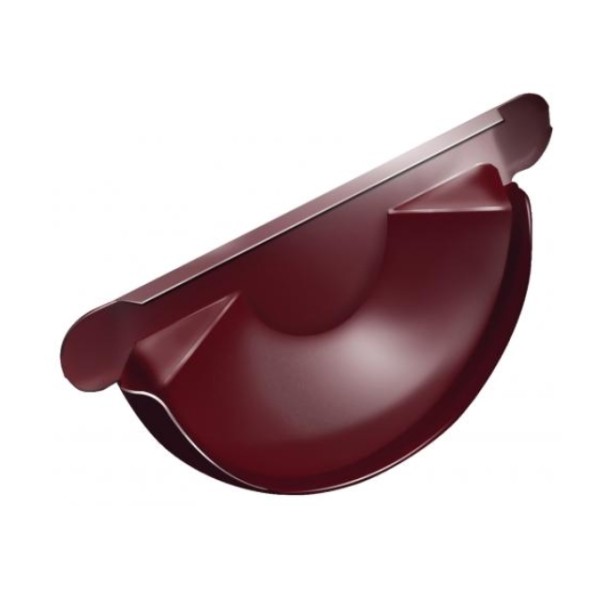 Водосток Grand Line 125x90 – Заглушка желоба RAL 3005 купить в Тосно