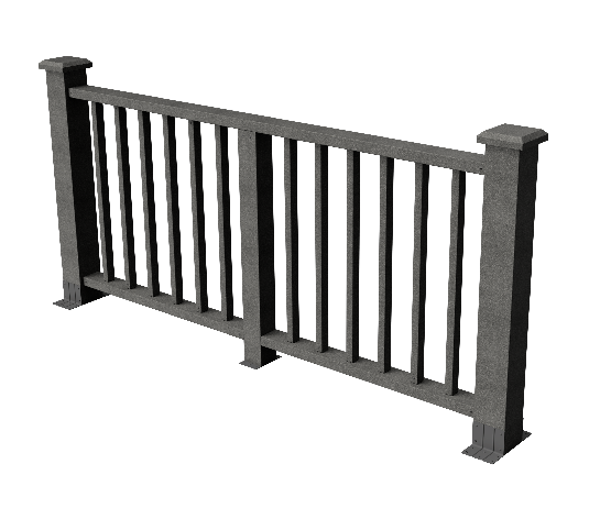 Ограждения декоративное ДПК GRINDERDECO Альма серый базальт купить в Тосно