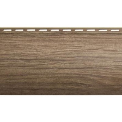 Виниловый сайдинг Люкс Blockhouse BH-01 орех