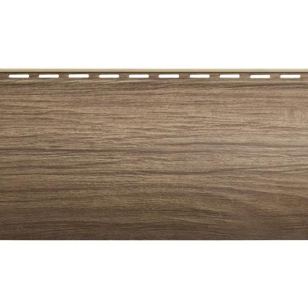 Виниловый сайдинг Люкс Blockhouse BH-01 орех купить в Тосно