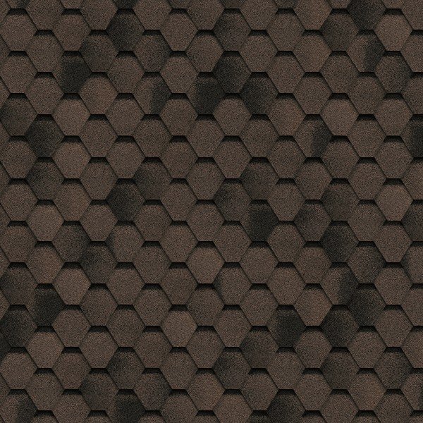 Гибкая черепица Shinglas, серия Финская,коллекция Соната – Коричневый купить в Тосно