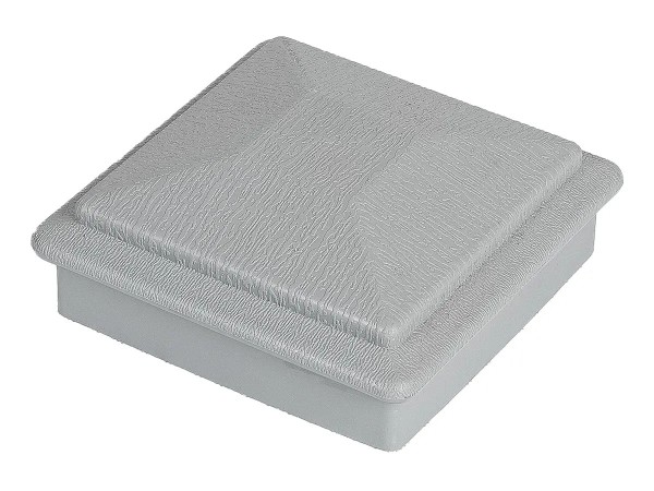 Крышка верхняя фигурная ПВХ для столба Deckart 100х100 Серый купить в Тосно