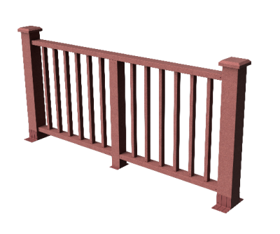 Ограждения декоративное ДПК GRINDERDECO Альма мербау