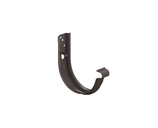 Водосток Aquasistem, Система 150/100 - Крюк универсальный с комплектом крепления RR 32 Тёмно-коричневый matt купить в Тосно