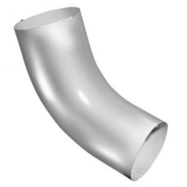 Водосток Grand Line 150x100 – Колено трубы RAL 9003 купить в Тосно