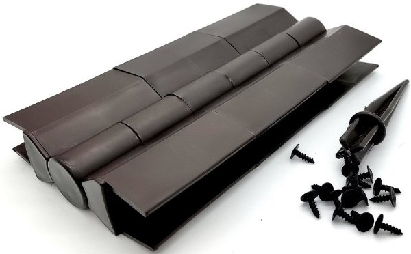 Угловой элемент поворотный, пластиковый от 60° до 300° для доски 225х30 мм из ДПК Чёрный Holzhof купить в Тосно