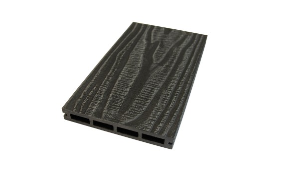 Террасная доская ДПК NanoWood Nature 3D (20мм) пустотелая Графит купить в Тосно