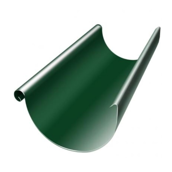 Водосток Grand Line 125x90 – Желоб 3м RAL 6005 купить в Тосно