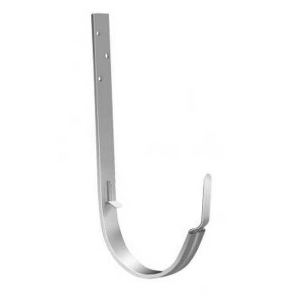 Водосток Grand Line 150x100 – Кронштейн длинный RAL 9003 купить в Тосно