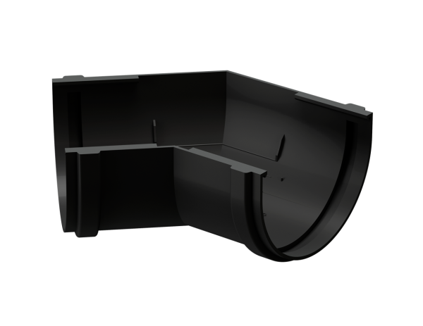 Угол желоба универсал 135˚ Docke Premium ПВХ - Карбон купить в Тосно