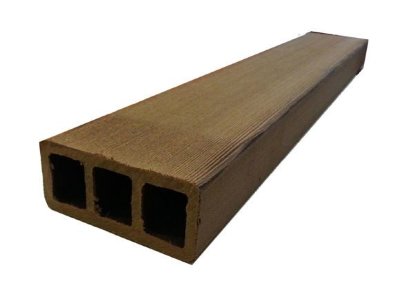 Перила (венге и коричневый) Дерево Пласт