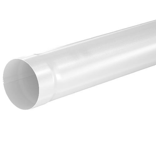 Водосток Aquasistem, система 150x100 - Труба водосточная 3.00м RR 20 Мраморно-белый купить в Тосно