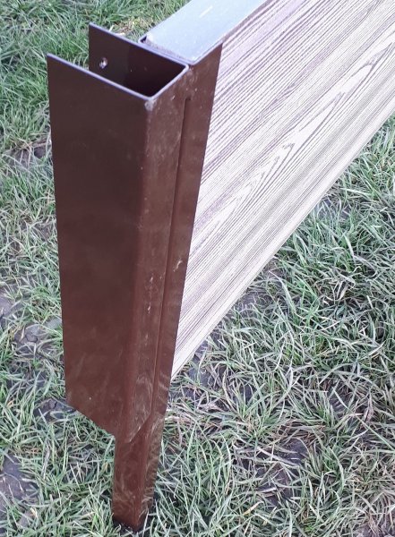 Угловой элемент металл, 90° для доски 300х30 мм Holzhof купить в Тосно