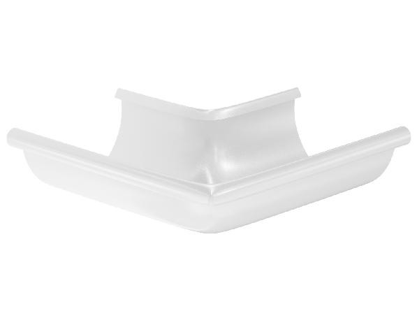 Водосток Aquasistem, система 150x100 - Угол желоба, наружный 90° RR 20 Мраморно-белый купить в Тосно