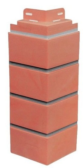 Угол к фасадной панели SteinDorf Кирпич красный с прокрашенными швами купить в Тосно