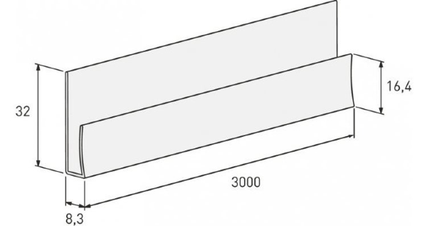 Стартовая планка для отделочных панелей Vox купить в Тосно