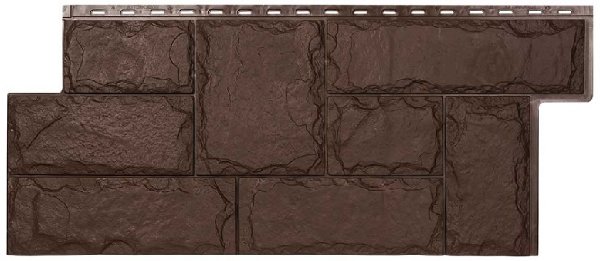 Фасадная панель T-Сайдинг-МАРСЕЛЬ ЭКО-1 Браун купить в Тосно