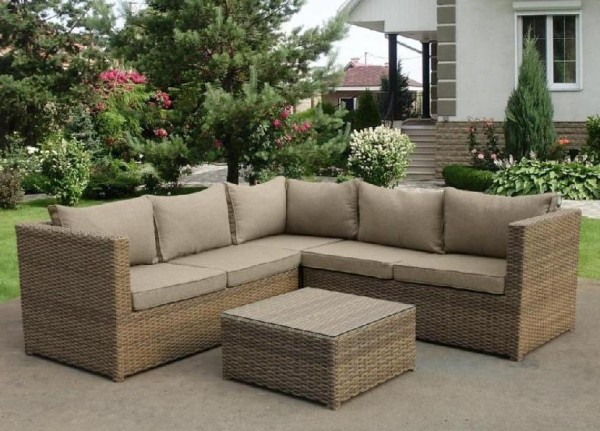 Комплект мебели AFINA плетеной из иск. ротанга YR825B Beige купить в Тосно