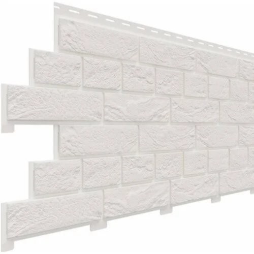 Фасадная панель Доломит Кирпич Славянка Белоснежный купить в Тосно