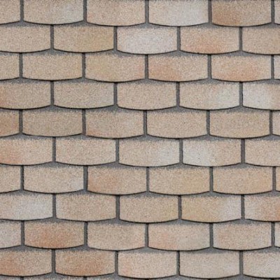 Фасадная плитка битумная, Технониколь HAUBERK камень Травертин 2.2 кв.м