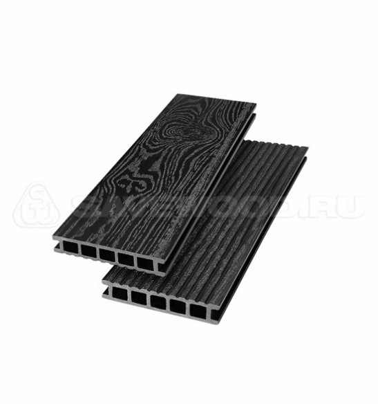 Террасная доска из ДПК SW Ornus тангенциальный распил черный купить в Тосно